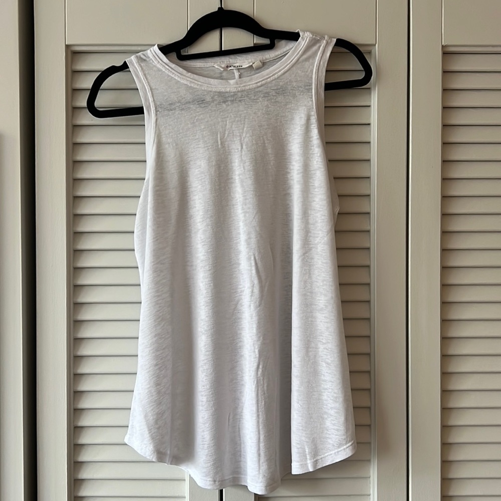Athleta white tank top